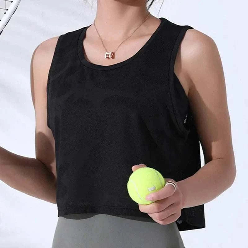 women fitness crop top